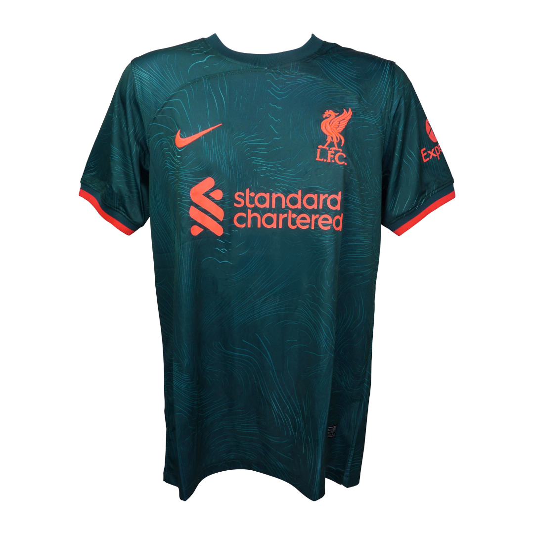 Trent Alexander Arnold Signed Liverpool Away Soccer Jersey #66 with Beckett COA